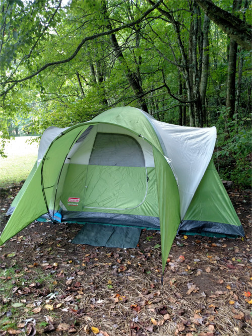 Coleman Montana Camping Tent, Green, 12' x 7